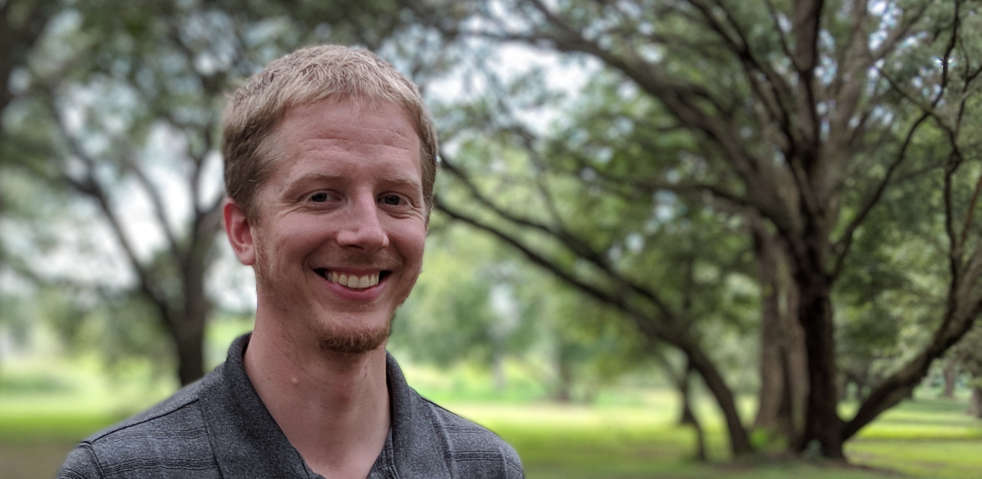 Photo of Alex Bangle with Forest Background